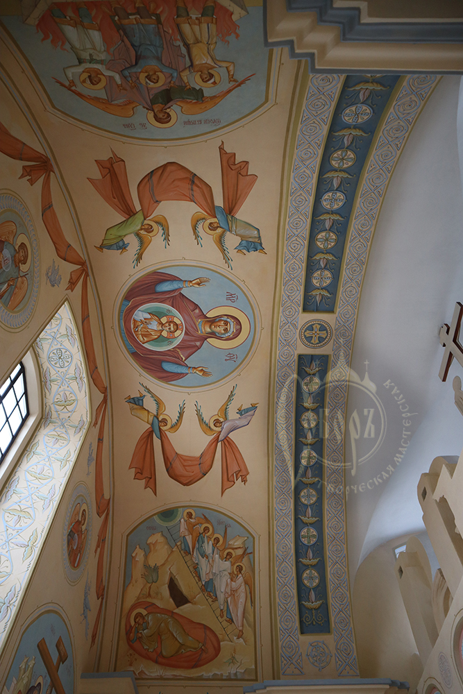 Роспись алтаря главного храма Покровского монастыря в г. Толочине 2020